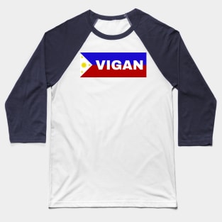 Vigan City in Philippines Flag Baseball T-Shirt